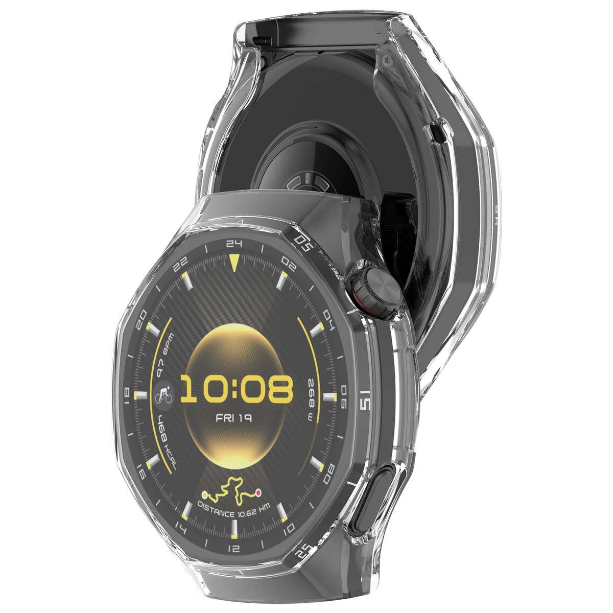 Front oraz przód etui Bizon Case Watch Felipe dla Huawei Watch GT6 Pro 46 mm